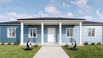 Дизайн стальных домов, гармонирующий с современным искусством