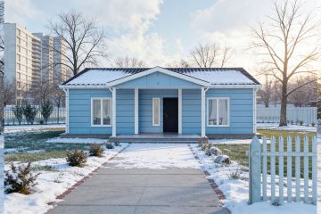 مزايا المنازل الفولاذية في المناخات الباردة