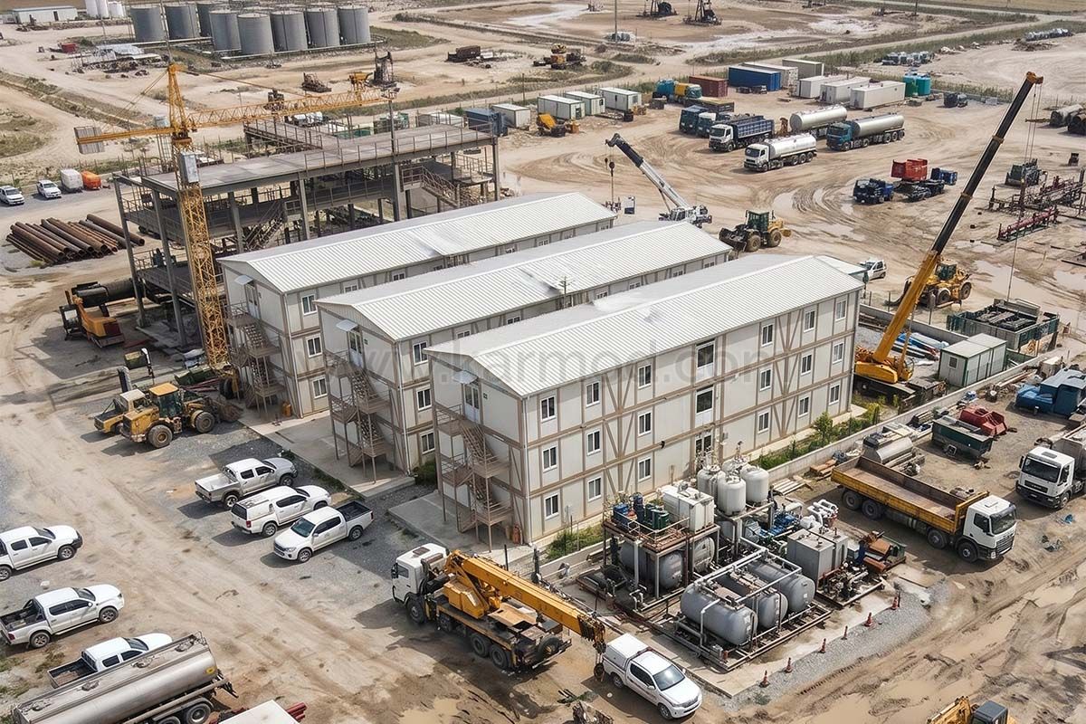 Solar Power Plant Site Office Containers