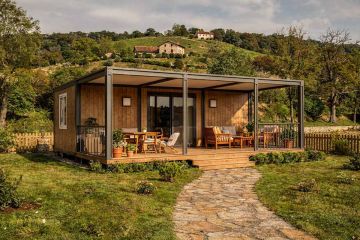 Crear un espacio de trabajo lejos de la ciudad con una casa diminuta