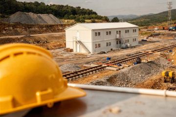 Demiryolu İnşaatı Prefabrik Mobilizasyon İşçi Kamp Binaları