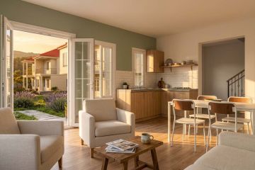 Minimalistische Innenarchitekturtrends in Stahlvillen