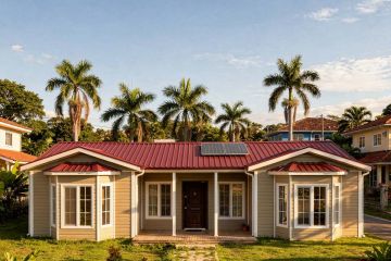 Uso de materiais naturais em casas pré-fabricadas