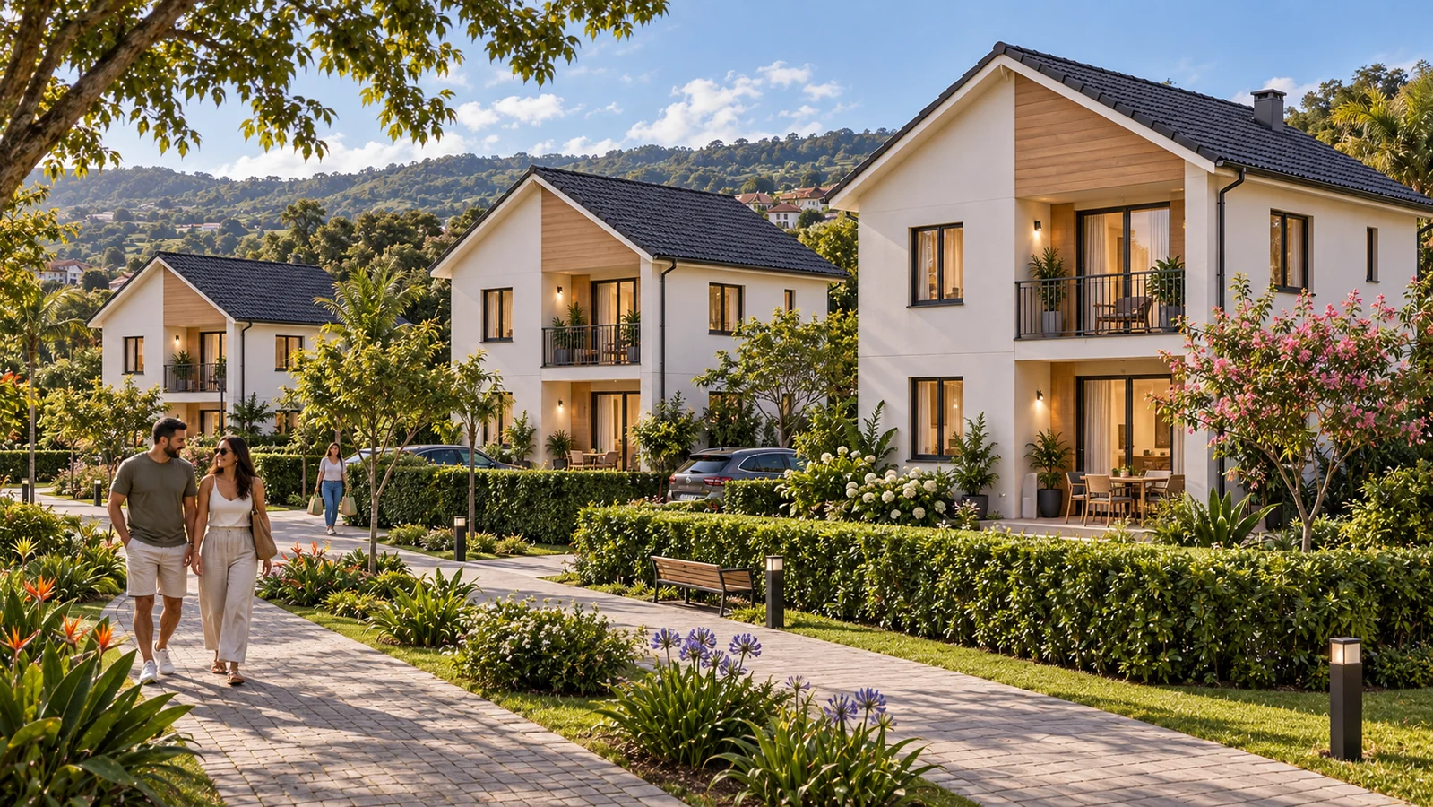 Maisons préfabriquées à étage au Brésil