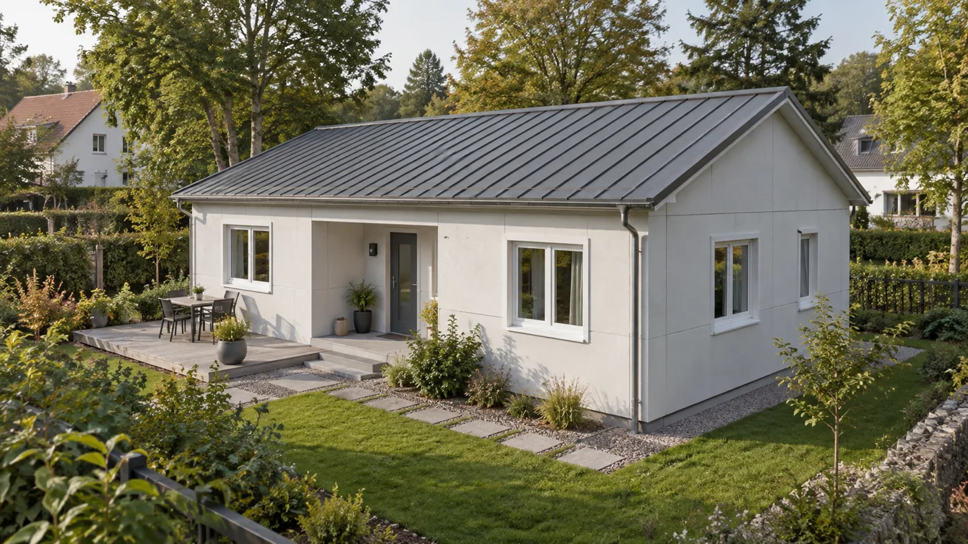 Petite maison préfabriquée pour l’Allemagne