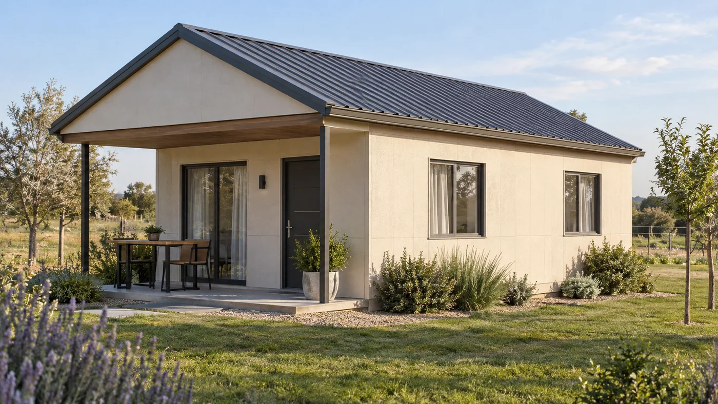 Petite maison préfabriquée pour l’Argentine