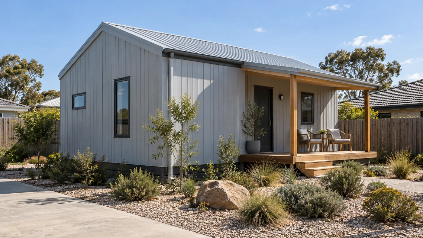 Maison préfabriquée compacte pour l’Australie