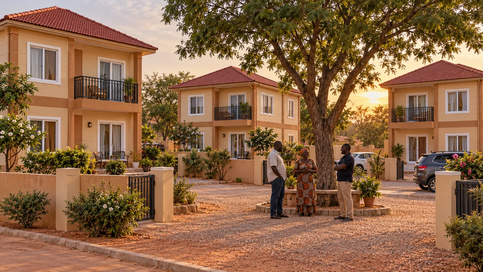 Maisons à étage au Burkina Faso