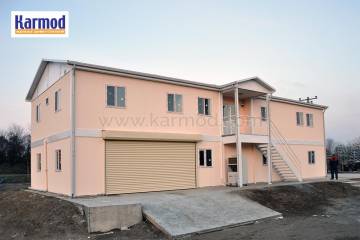 Здания из ЦСП плит - строительство вахтовых поселков