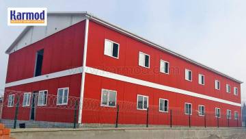 Здания из ЦСП плит - строительство вахтовых поселков