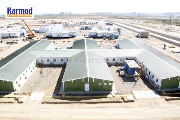 Здания из ЦСП плит - строительство вахтовых поселков