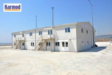 Здания из ЦСП плит - строительство вахтовых поселков