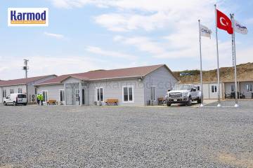 Здания из ЦСП плит - строительство вахтовых поселков