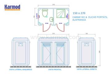 Plantas de WC & Duche