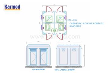Plantas de WC & Duche