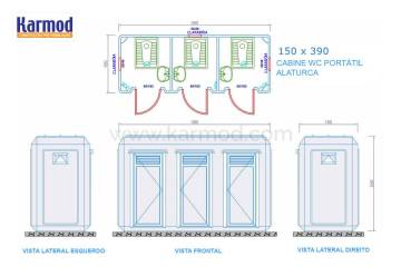 Plantas de WC & Duche