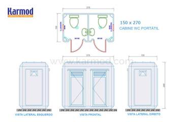 Plantas de WC & Duche
