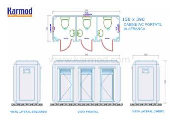 Plantas de WC & Duche