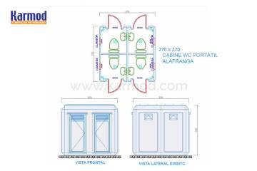 Plantas de WC & Duche