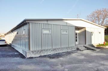 Блок контейнер из сэндвич панелей в Грузии