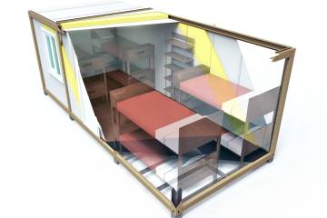 Жилой контейнер для беженцев