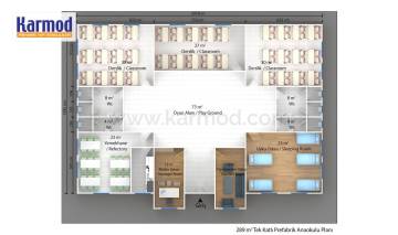 Prefabrik Okul Planları