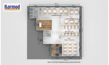 Prefabrik Okul Planları