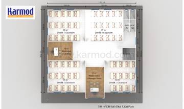 Prefabrik Okul Planları