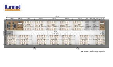 Prefabrik Okul Planları