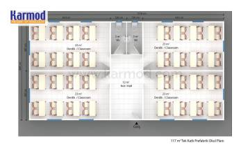 Prefabrik Okul Planları