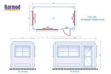 Modüler Kabin Planları