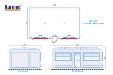 Modüler Kabin Planları