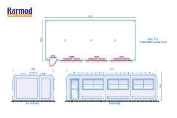 Modüler Kabin Planları