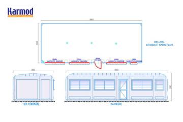 Modüler Kabin Planları