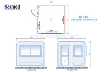 Modüler Kabin Planları