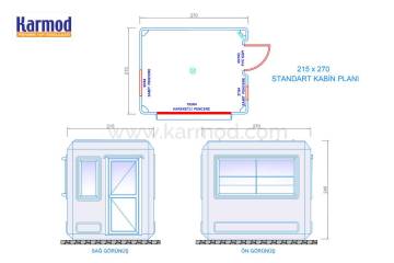 Modüler Kabin Planları