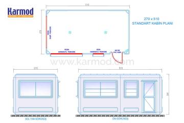 Modüler Kabin Planları
