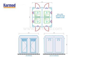 Hazır Wc &amp; Duş Planları