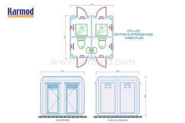 Hazır Wc &amp; Duş Planları