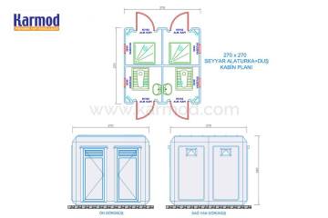 Hazır Wc &amp; Duş Planları