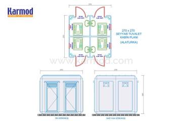 Hazır Wc &amp; Duş Planları