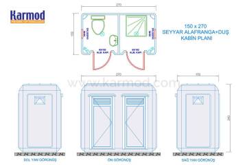 Hazır Wc &amp; Duş Planları