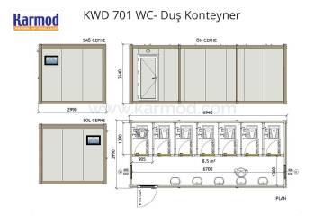 Wc & Duş Planları