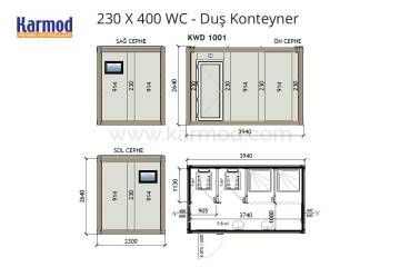 Wc & Duş Planları