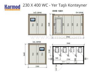 Wc & Duş Planları
