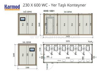 Wc & Duş Planları