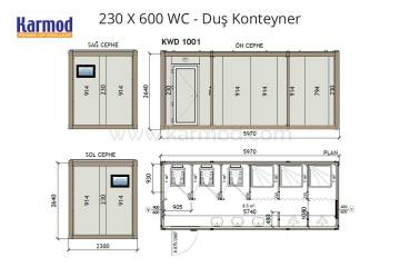 Wc & Duş Planları