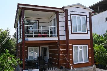 Двухэтажный стальной дом