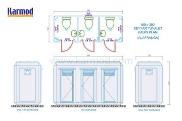 Seyyar Tuvalet ve Duş Planları