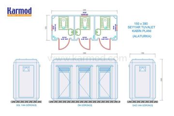 Seyyar Tuvalet ve Duş Planları